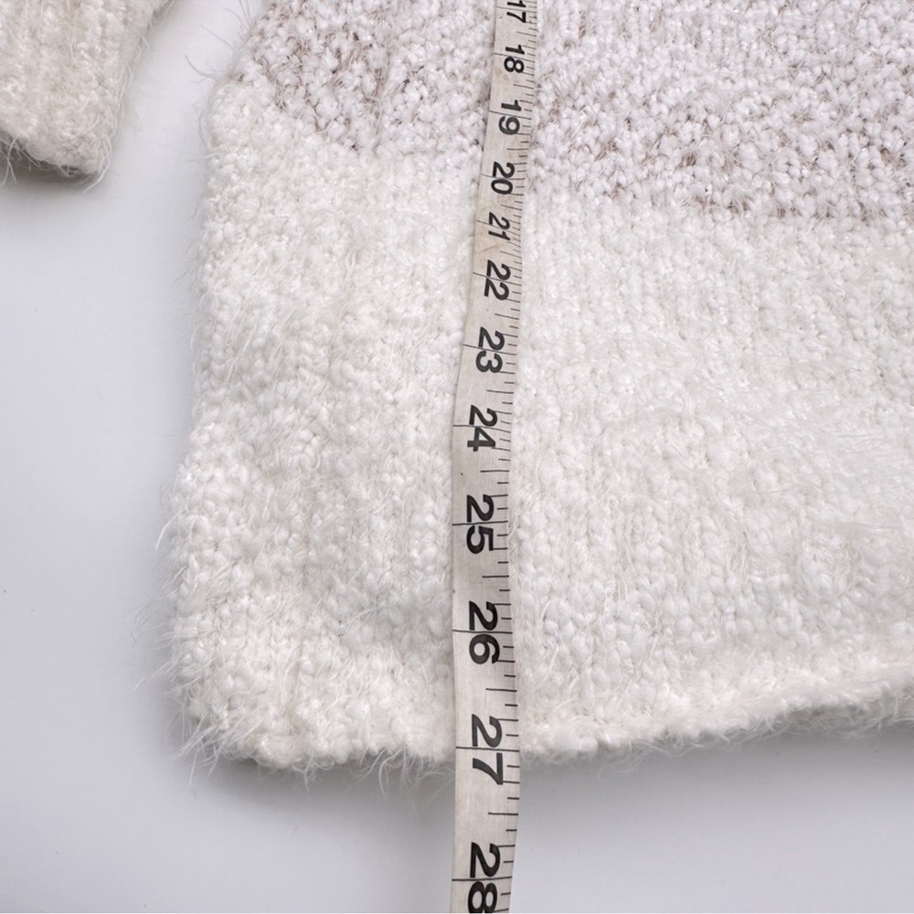 Cupio Pink & White Ombre Cardigan Sweater Womens Open Front size Small (A33) - Picture 6 of 6